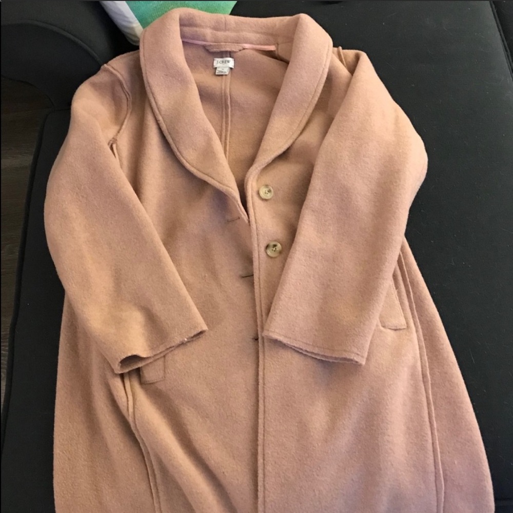 J. Crew Boiled Wool Topcoat - NWOT